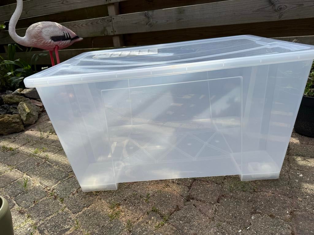 Samla opbergbox 130L met deksel, Doe-het-zelf en Verbouw, Kratten en Dozen, Ophalen, 60 cm of meer, Bak of Kist, 75 tot 100 cm