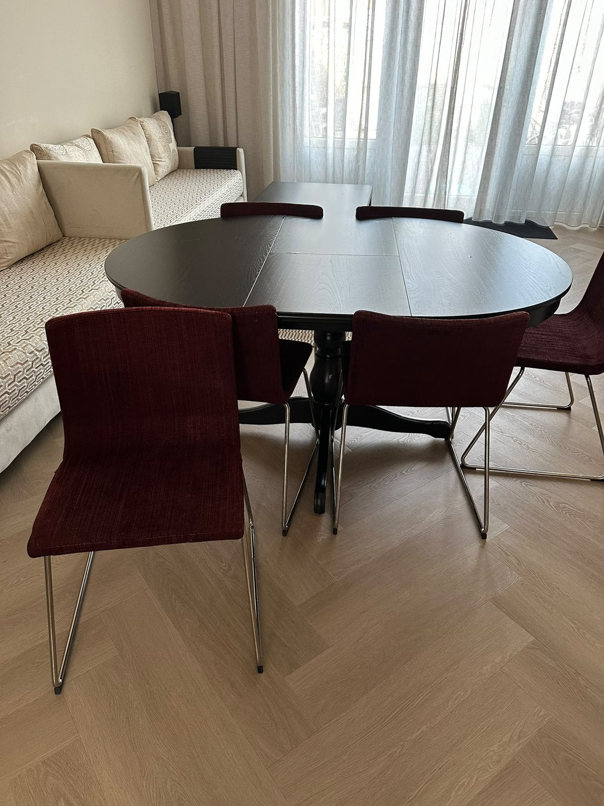 Eettafelstoelem, Ophalen, Gebruikt, 4 tot 6 stoelen