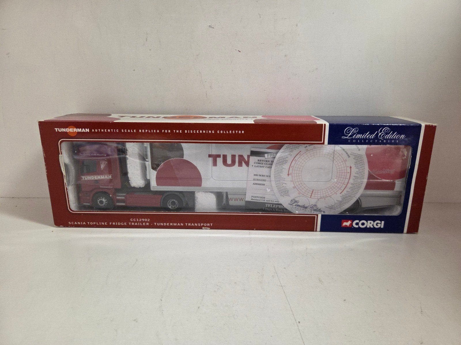 Corgi Scania Topline koeloplegger Tunderman, Corgi, ., Ophalen of Verzenden, Zo goed als nieuw