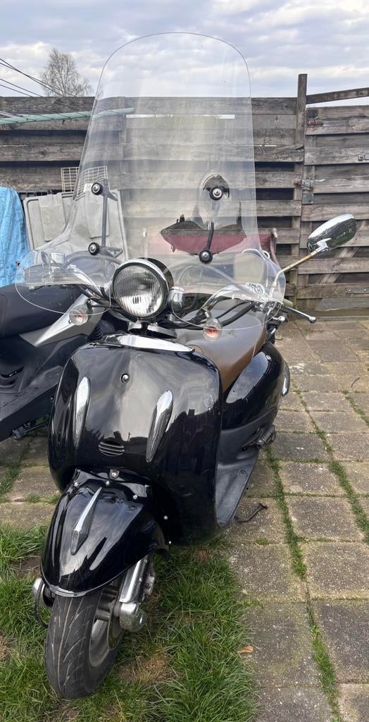 Benzhou YiYing scooter blauw kenteken, Gebruikt, Benzine, Ophalen, Overige merken