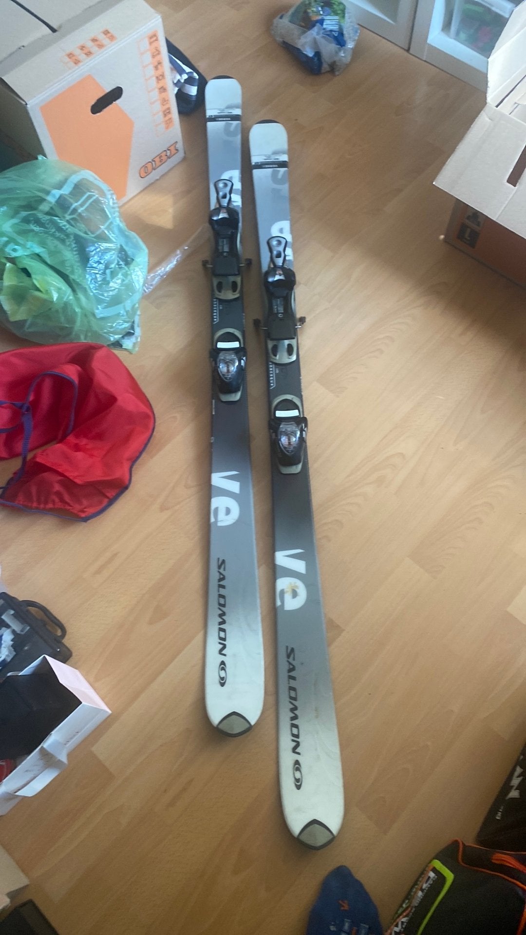 Salomon Verse6 ski’s 160 lang met salomon bindingen, 160 tot 180 cm, Zo goed als nieuw, Ski's, Salomon