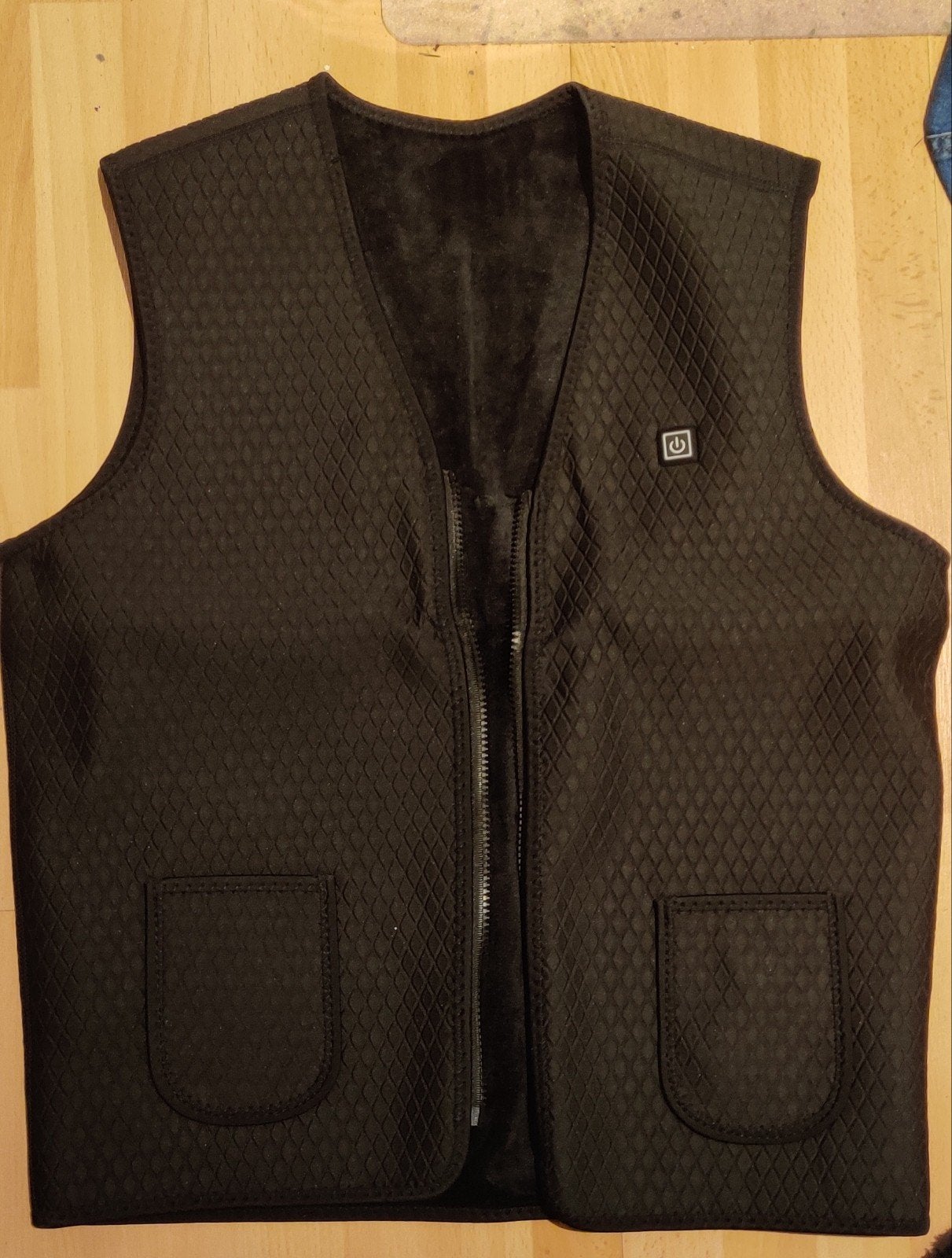 Elektrisch Verwarmd Vest - Ideaal voor Koude Dagen, Onbekend, Maat 48/50 (M), Zwart, Nieuw