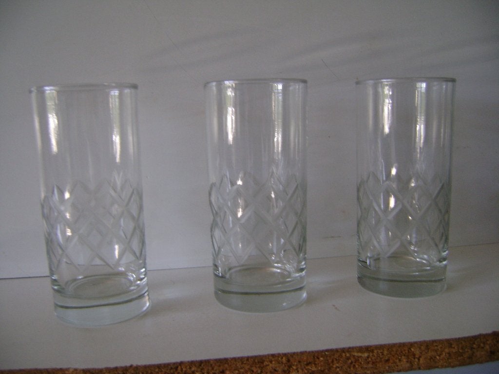 3 Nieuwe longdrinkglazen, Glas of Glazen, Nieuw, Ophalen of Verzenden, Glas