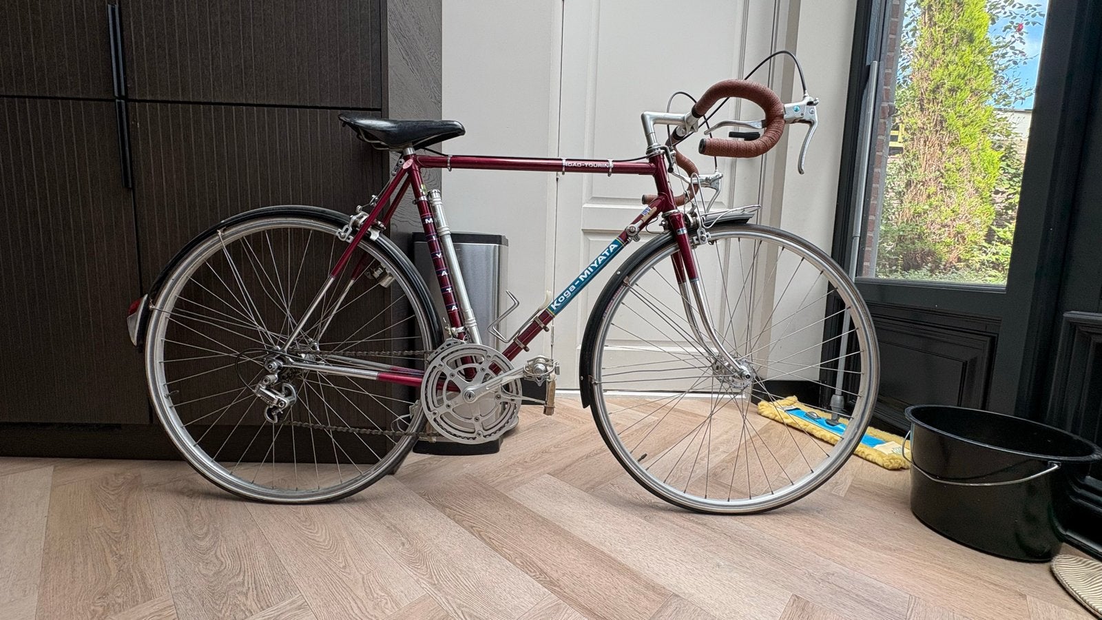 Koga Miyata Road Touring (1975), Fietsen en Brommers, 28 inch, 10 tot 15 versnellingen, Velgrem, Ophalen of Verzenden