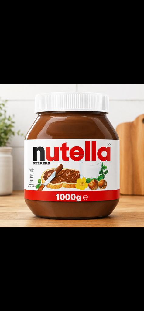 Nutella 1kg. 6€, Ophalen of Verzenden