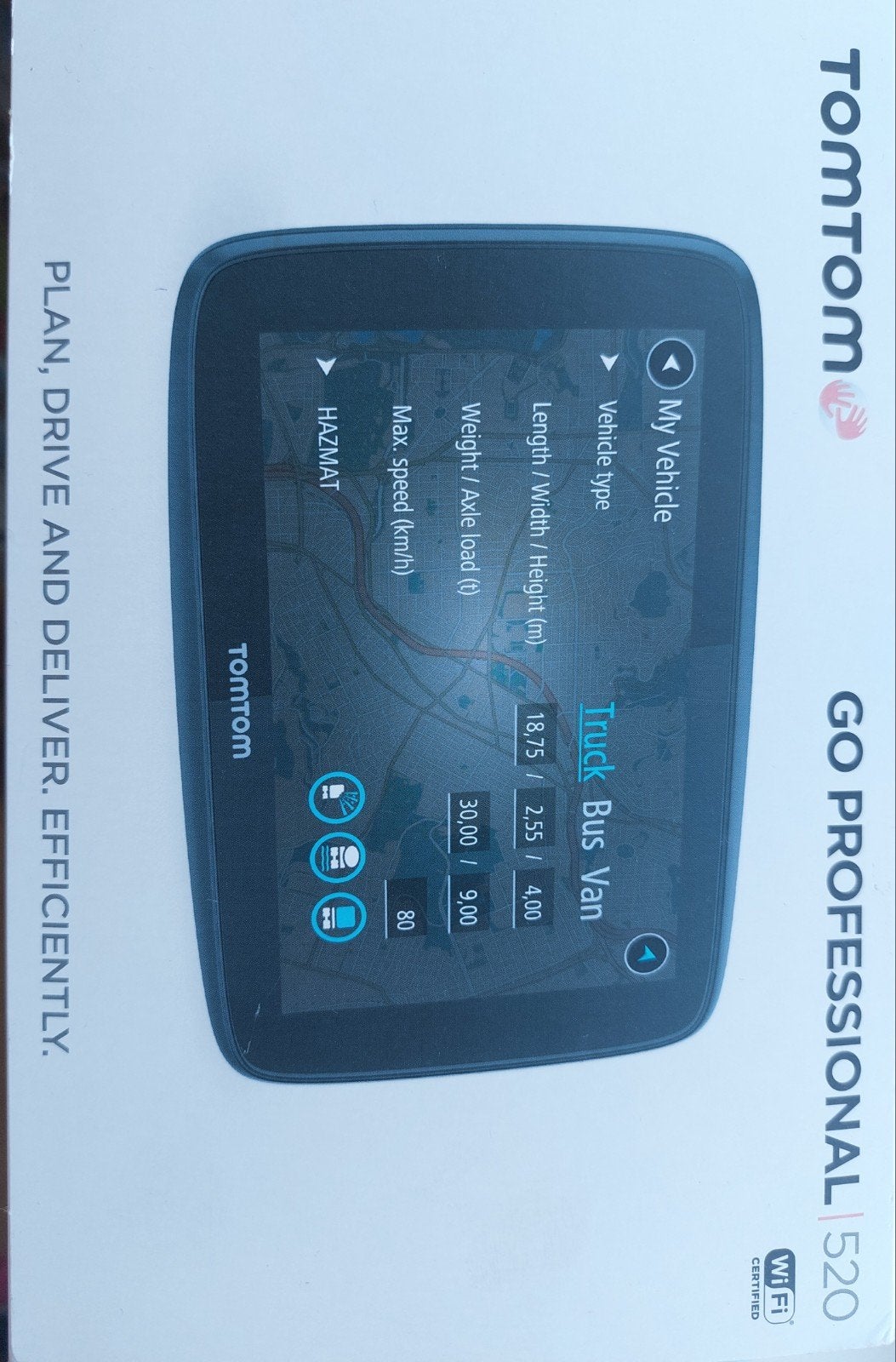 TomTom Go Professional 520 Truck Navigatie, Ophalen of Verzenden, Gebruikt