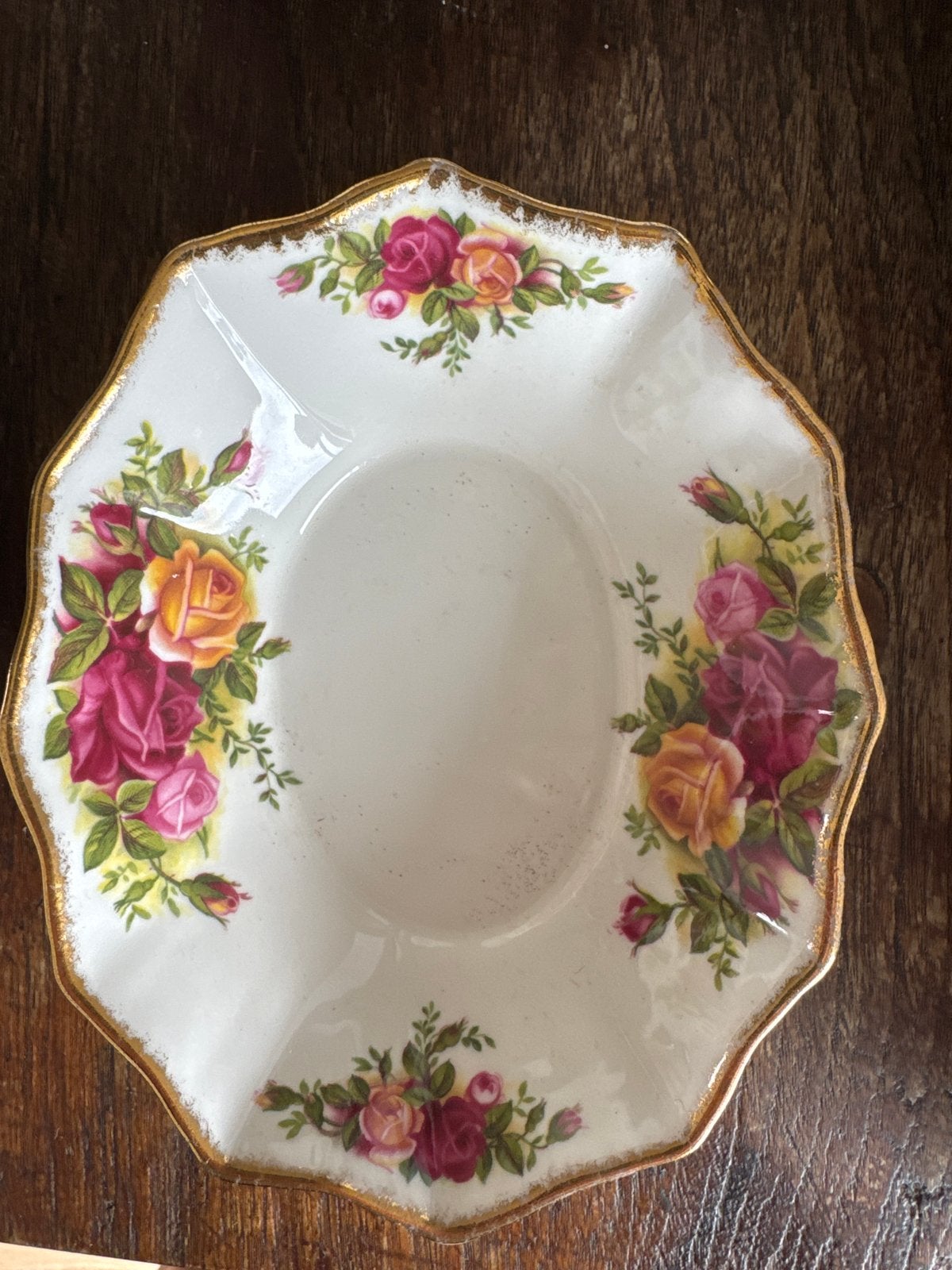 Royal Albert Old Country Roses Schaal - Vintage, Ophalen of Verzenden