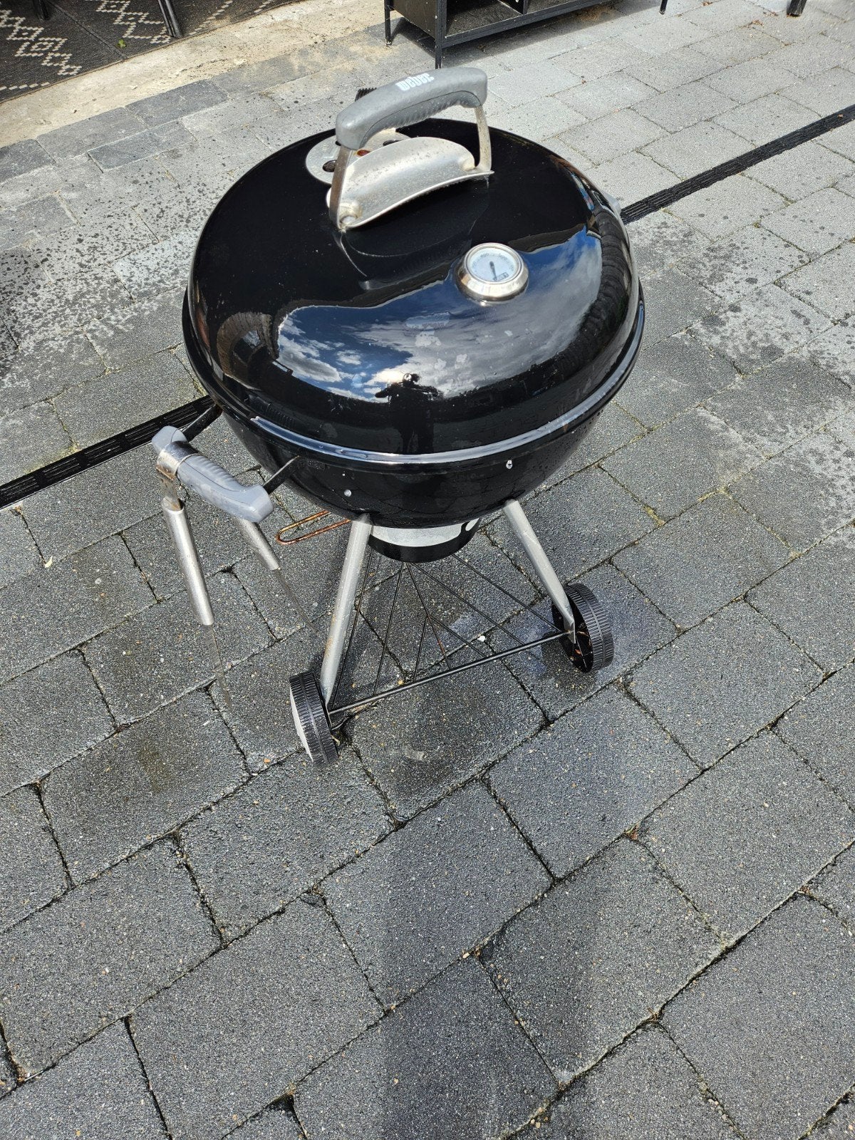 weber 46 cm rooster met asbak, Tuin en Terras, Barbecue-accessoires, Ophalen, Gebruikt