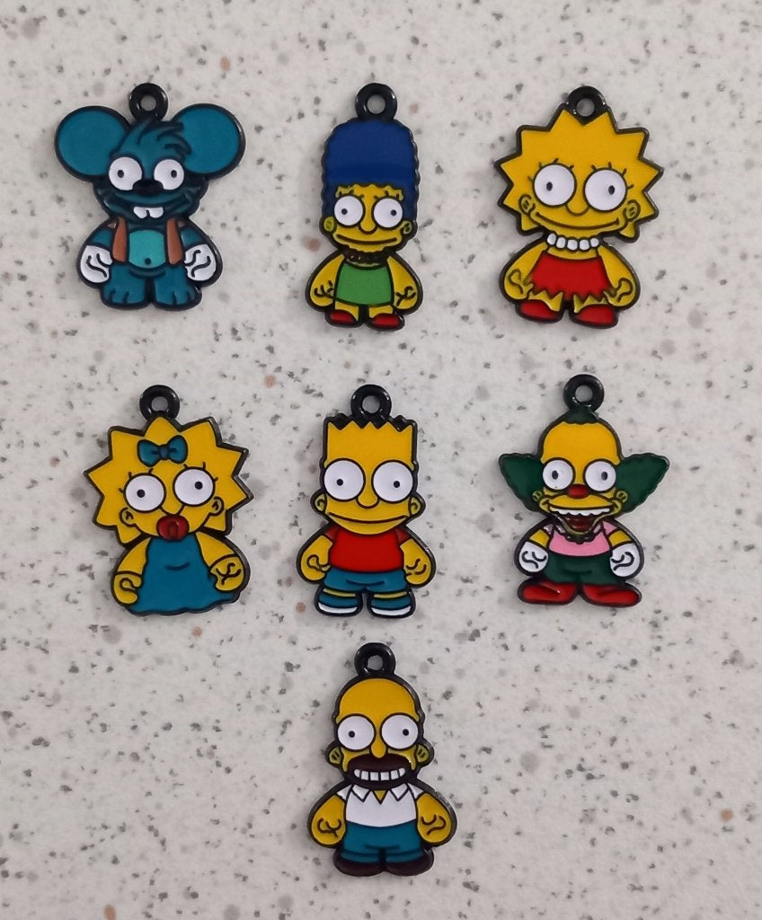 Simpsons metalen Bedels, Ophalen of Verzenden, Nieuw, Bedel