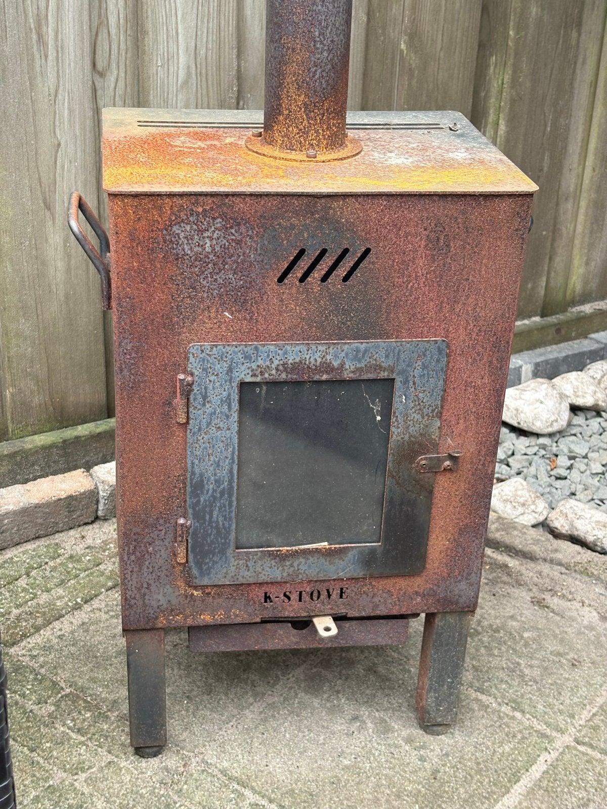 K-Stove Houtkachel - Rustieke Buitenhaard, Ophalen, Gebruikt