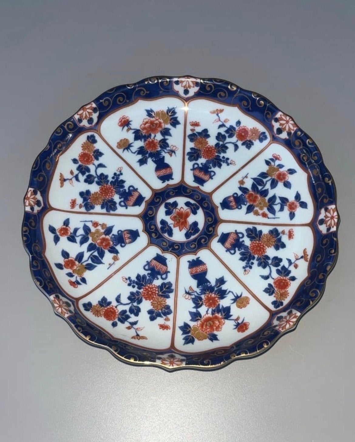 Vintage Japanse Imari Schaal - Vaga International, Antiek en Kunst, Ophalen of Verzenden