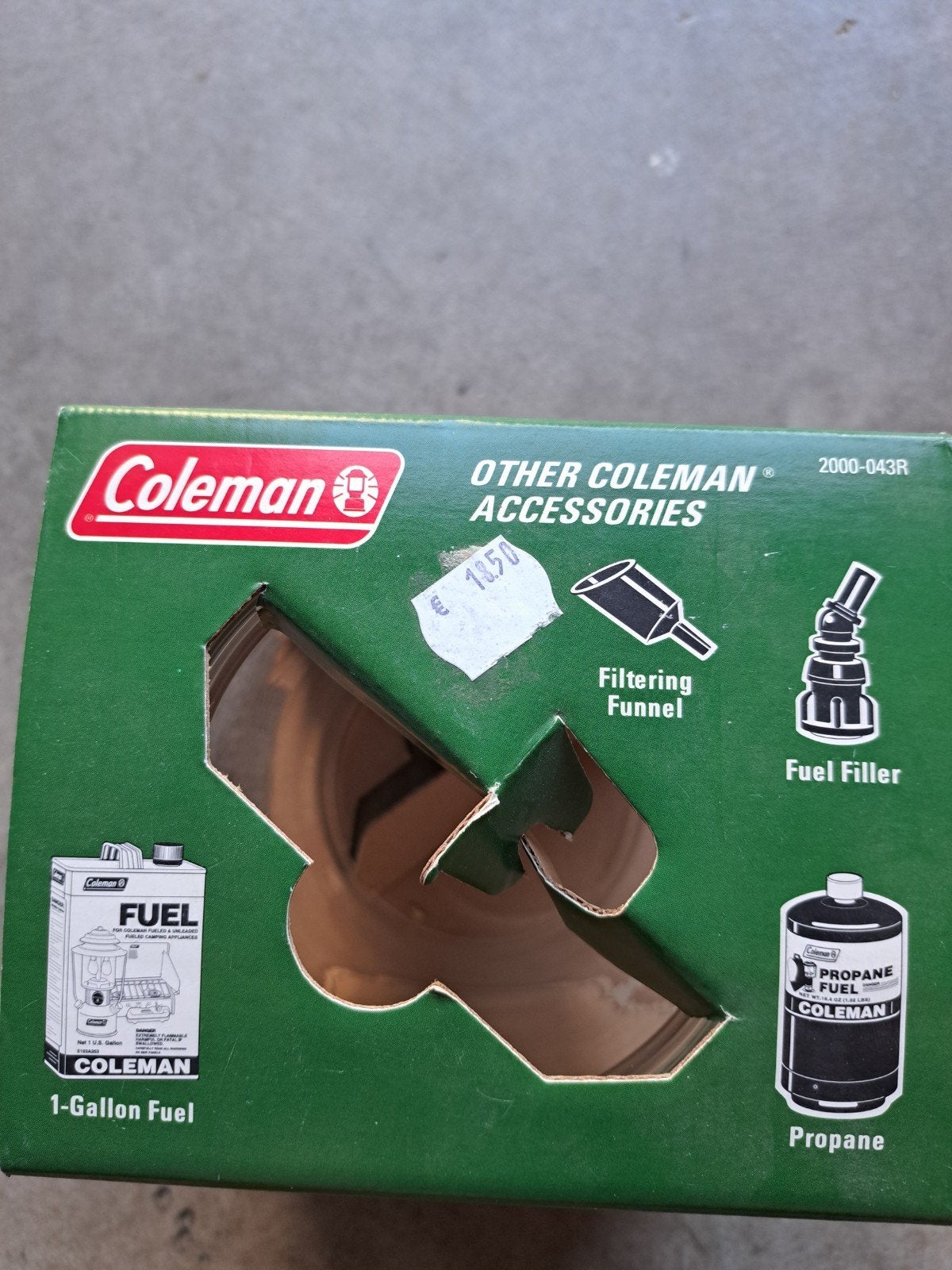 Coleman vervangend glas voor lantaarn (model 2000/2500), Ophalen, Nieuw, Batterij