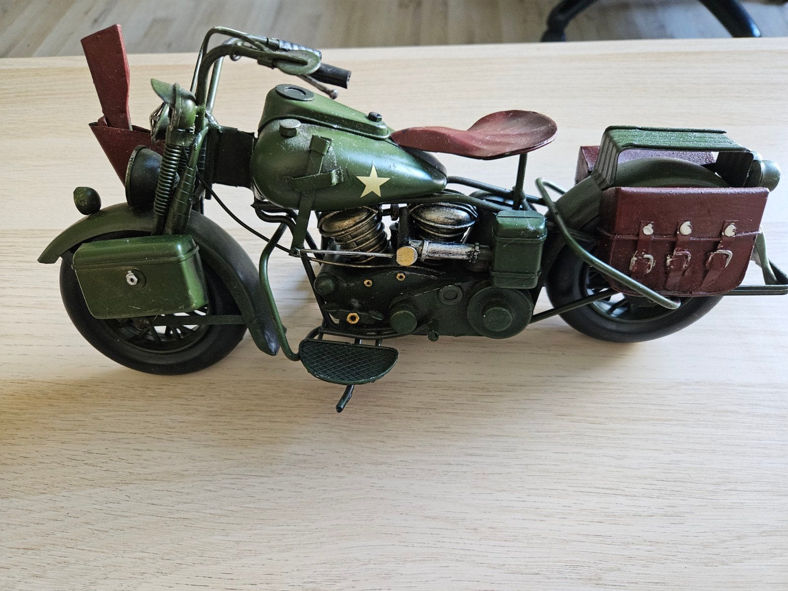 Motor USA WWII wit ster 1:18, Ophalen of Verzenden, Zo goed als nieuw, Motor