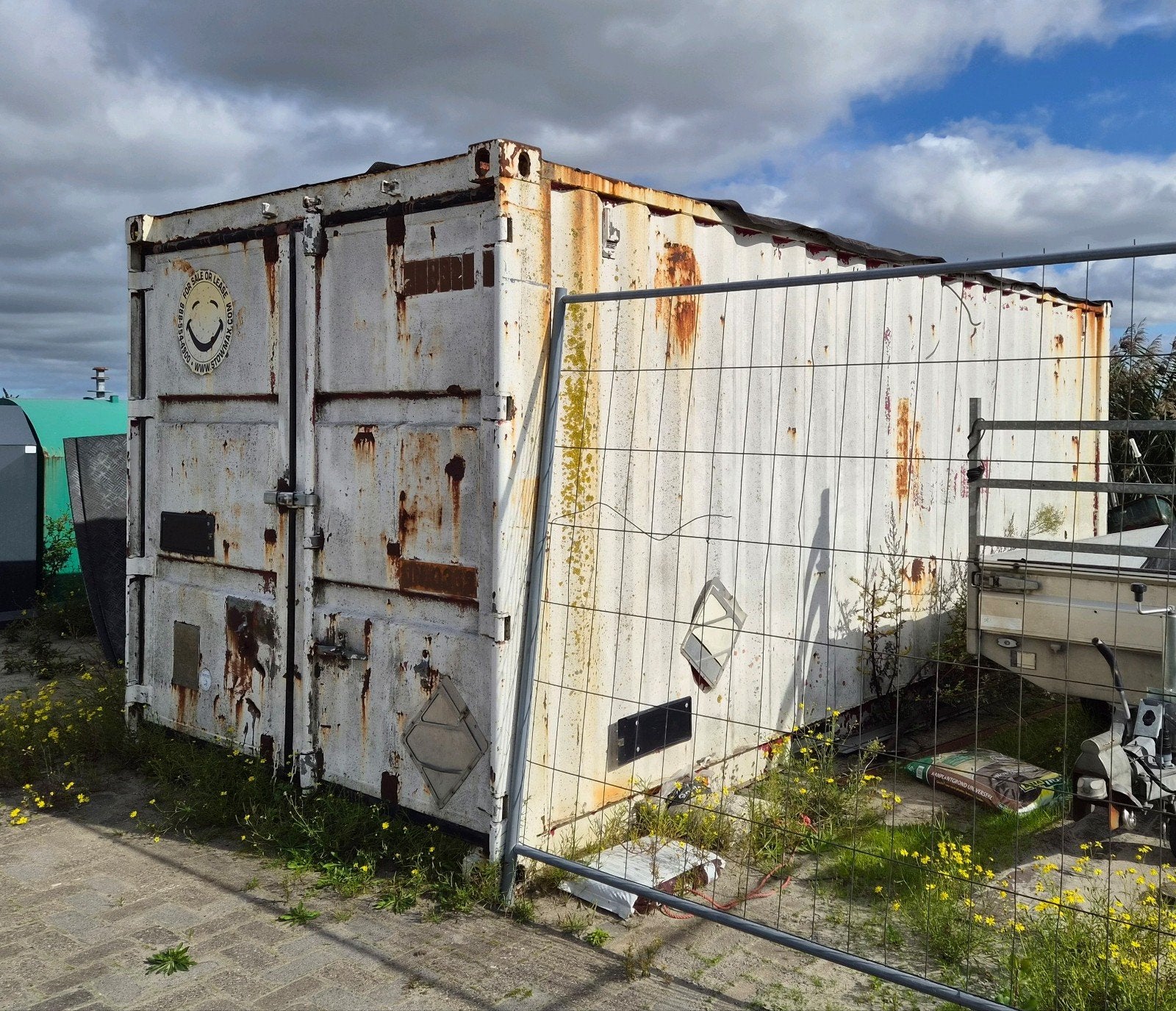 Zeecontainer HC2159, Ophalen, Gebruikt