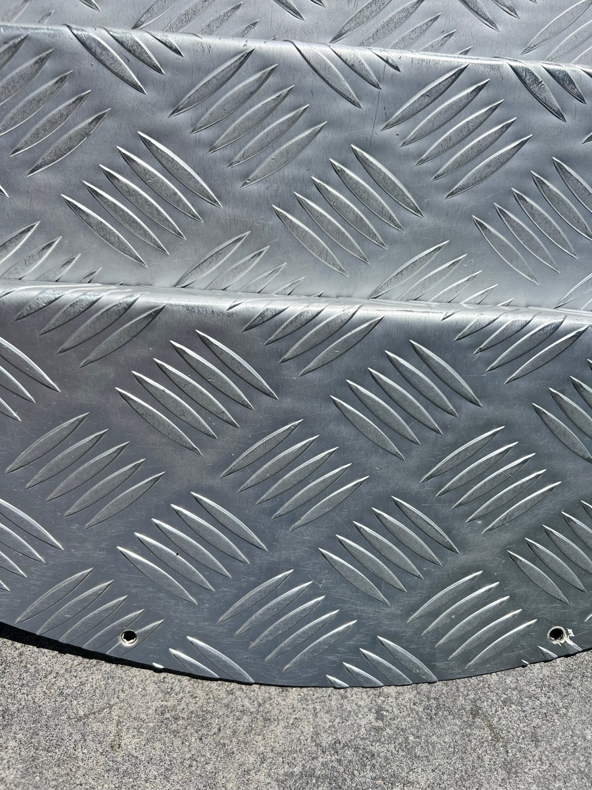 12x Aluminium Traptreden - Antislip Tranenplaat, Ophalen, Gebruikt, Aluminium