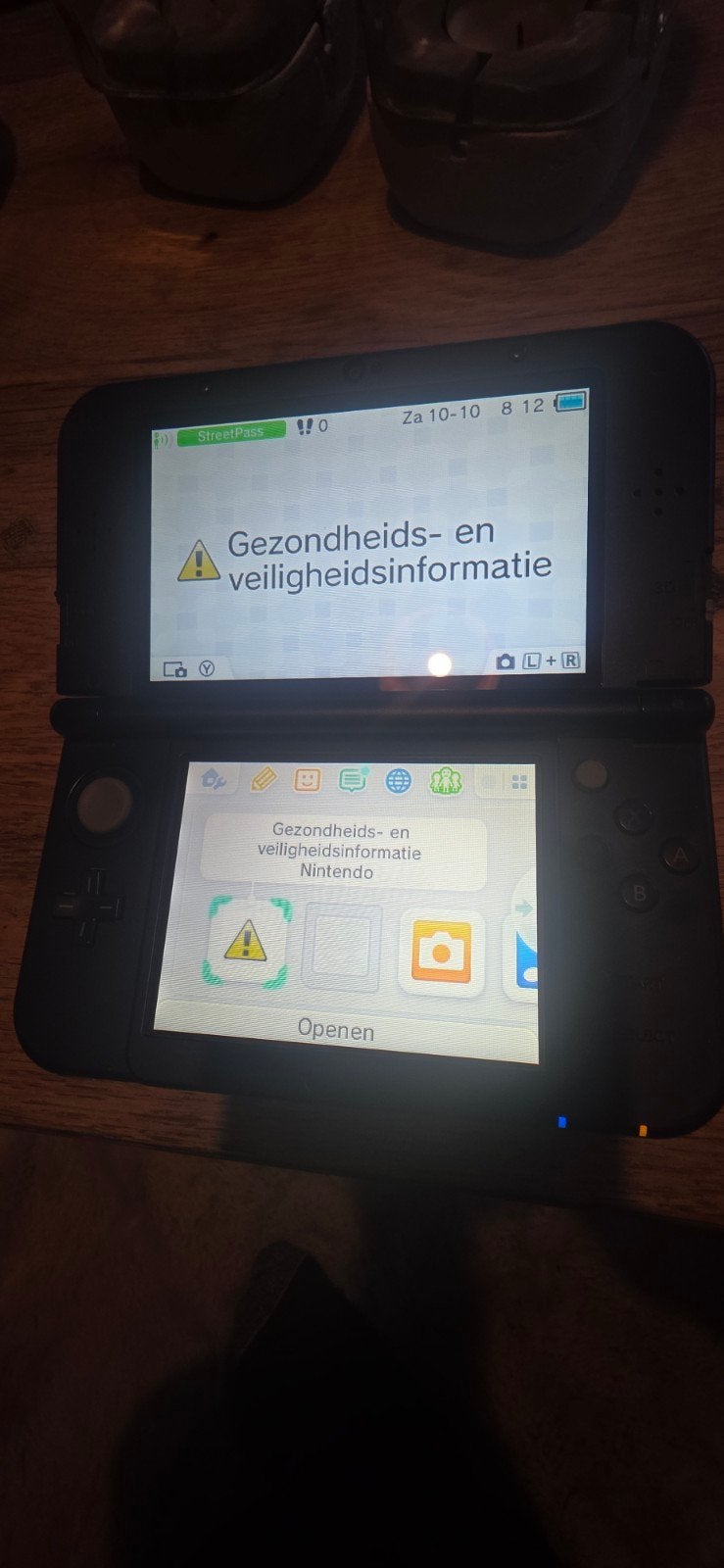 Nintendo New 3DS xl met top ips scherm, Ophalen of Verzenden, Zo goed als nieuw, Blauw, 3DS XL