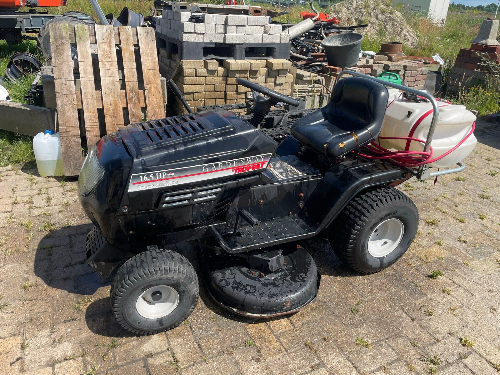 Gardenway Troy-Bilt Zitmaaier 16.5 HP, Ophalen, Zo goed als nieuw