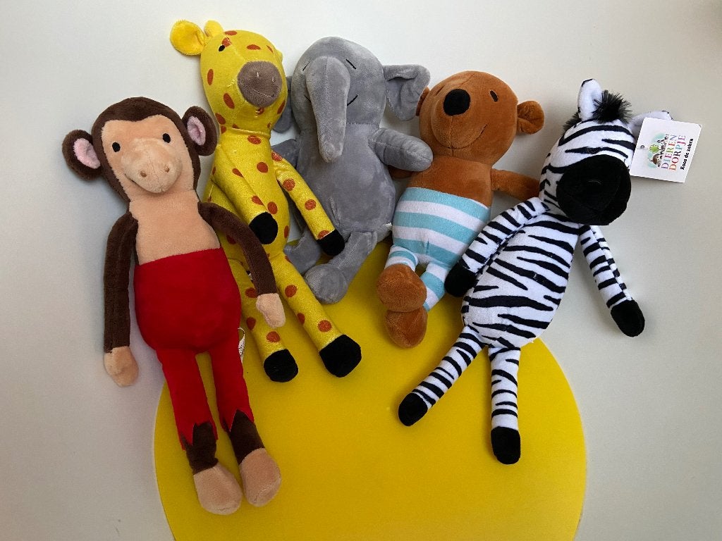 K2217 Dierendorpje knuffels compleet, Ophalen of Verzenden, Zo goed als nieuw, Overige typen
