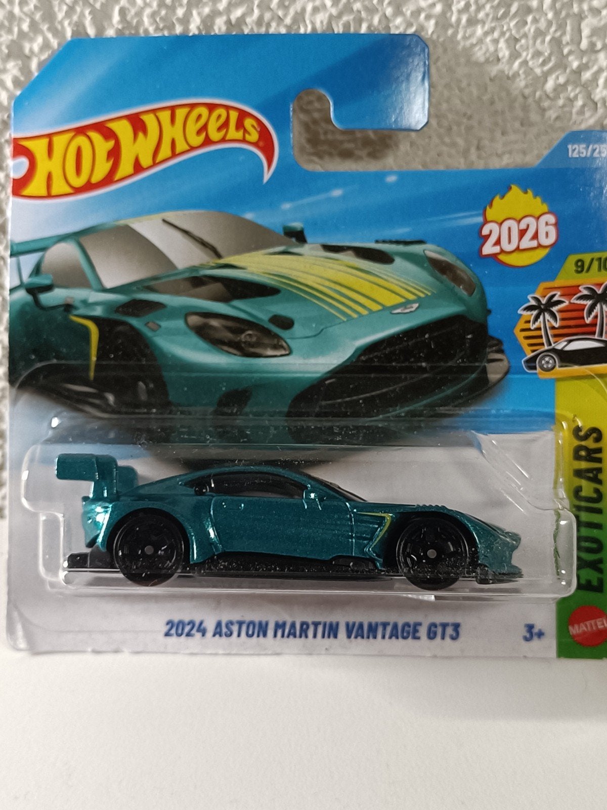 Hot Wheels 2024 Aston Martin Vantage GT3 Exotics, Ophalen of Verzenden, Nieuw, Auto