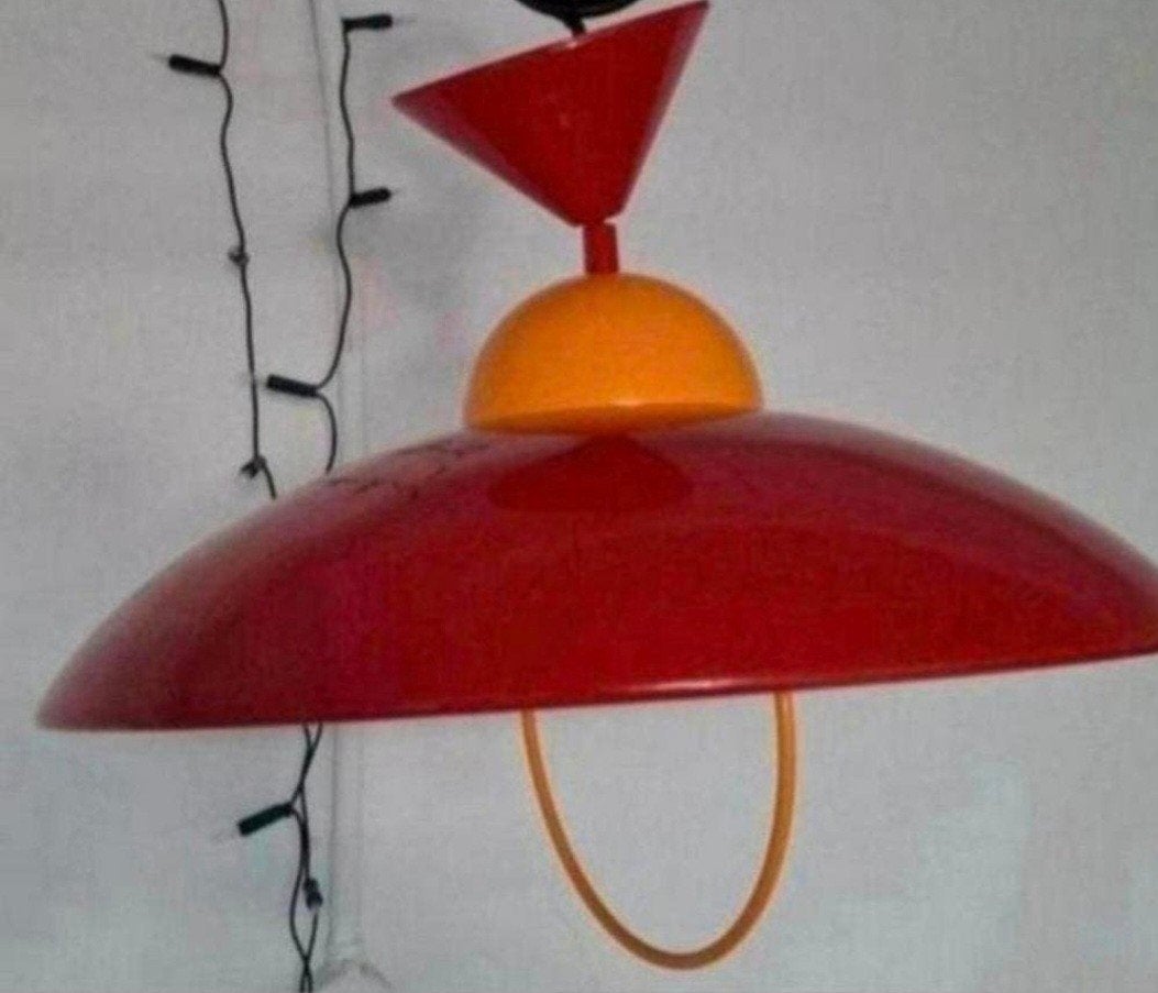 Memphis style Vrieland Hanglamp., Ophalen of Verzenden