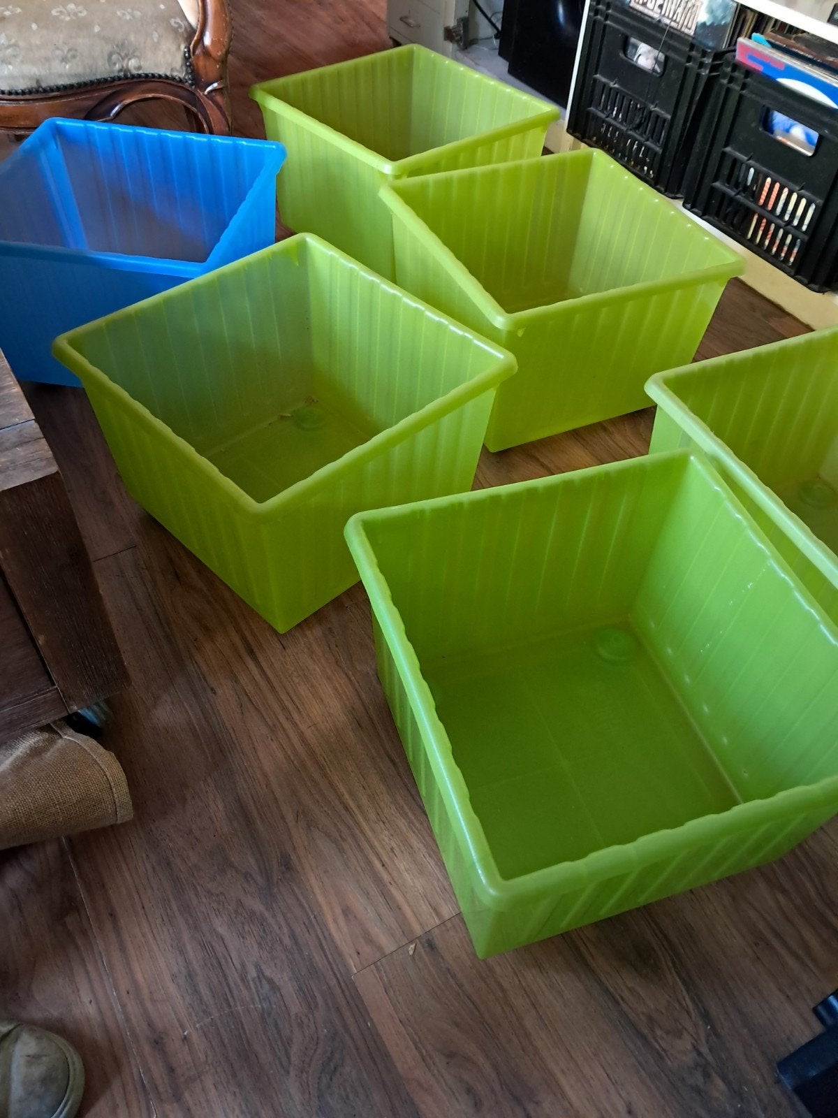 IKEA Vessla opbergbakken met 1 deksel, Ophalen, Gebruikt, Minder dan 50 cm, 5 – 50