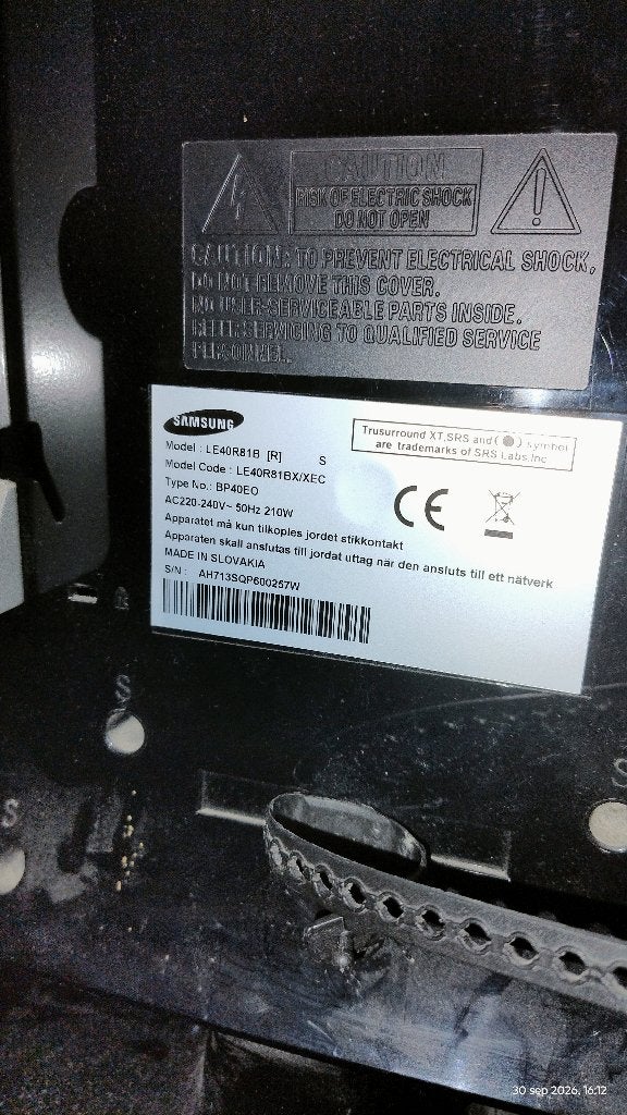Foto 8 van Samsung tv doet het nog heel goed.