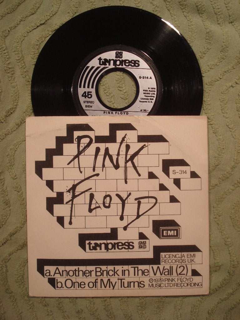 Pink Floyd 7" Vinyl Single: Another brick in the wall (Polen, Cd's en Dvd's, Ophalen of Verzenden, Zo goed als nieuw, 7 inch, Rock en Metal