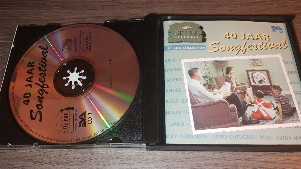 De Pre Historie - 40 Jaar Songfestival [2 CD], Ophalen of Verzenden, Zo goed als nieuw, Nederlandstalig