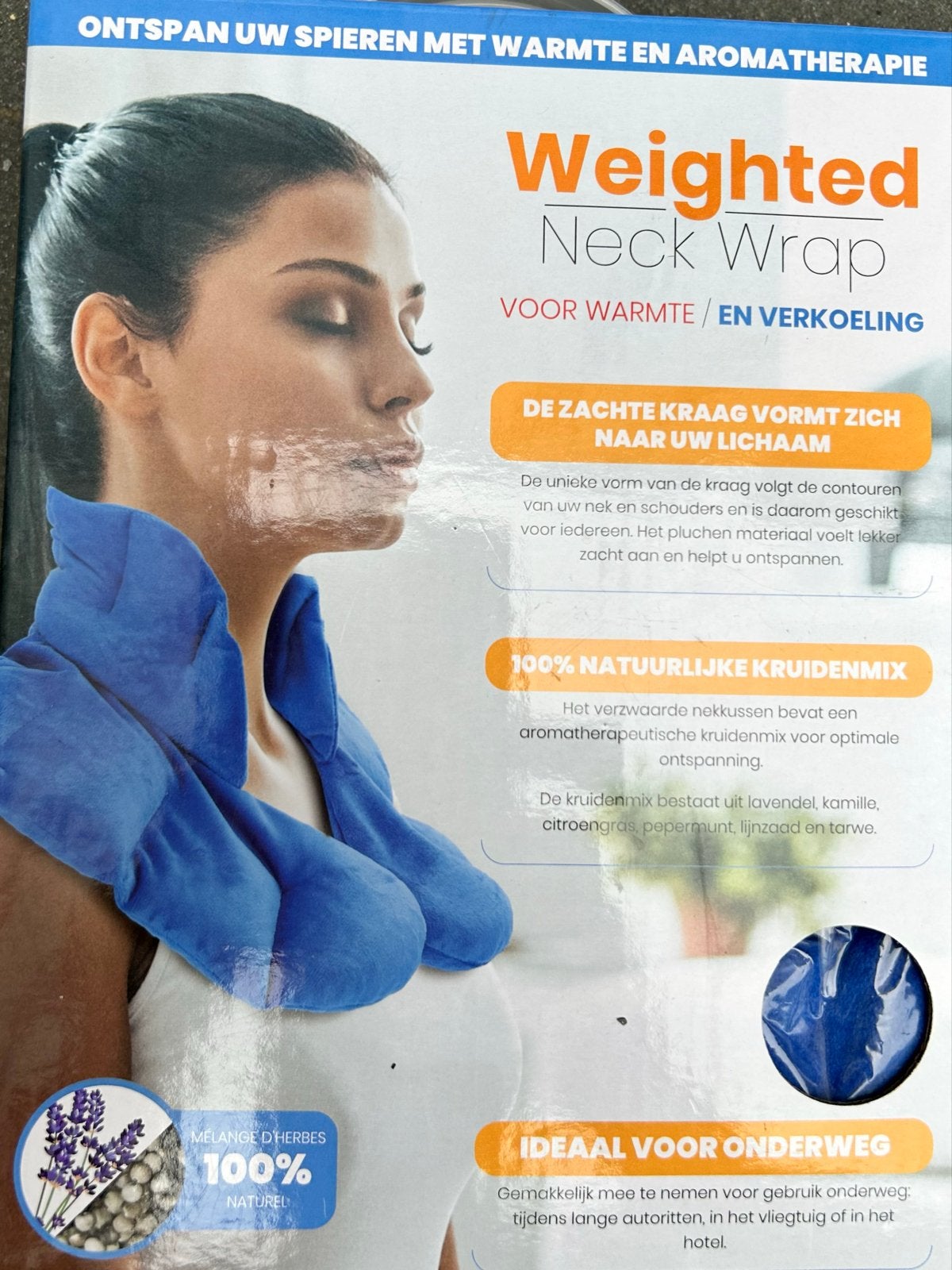 Weighted Neck Wrap voor Warmte/Verkoeling & Aromatherapie, Ophalen of Verzenden, Nieuw, Overige typen