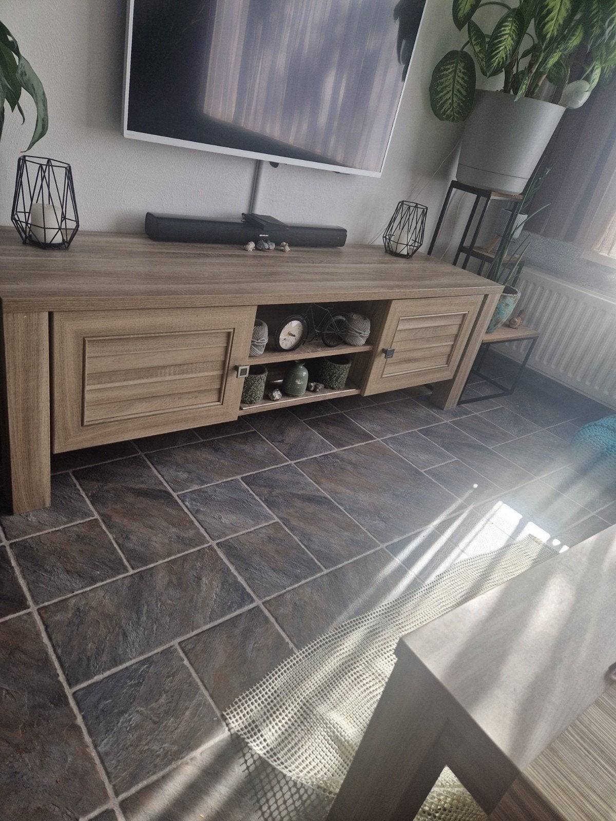 TV-meubel en salontafel set, Gebruikt, 150 tot 200 cm, Ophalen of Verzenden, Minder dan 100 cm