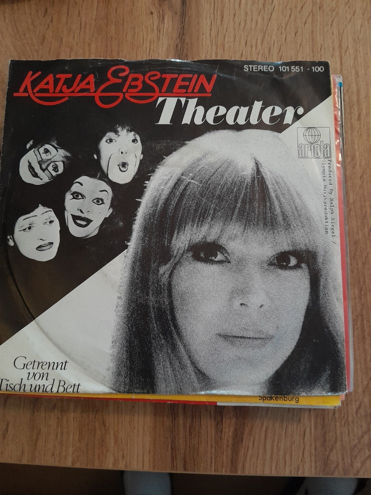 katja ebstein 7 inch theater, Cd's en Dvd's, Vinyl Singles, Ophalen of Verzenden, Zo goed als nieuw, Pop