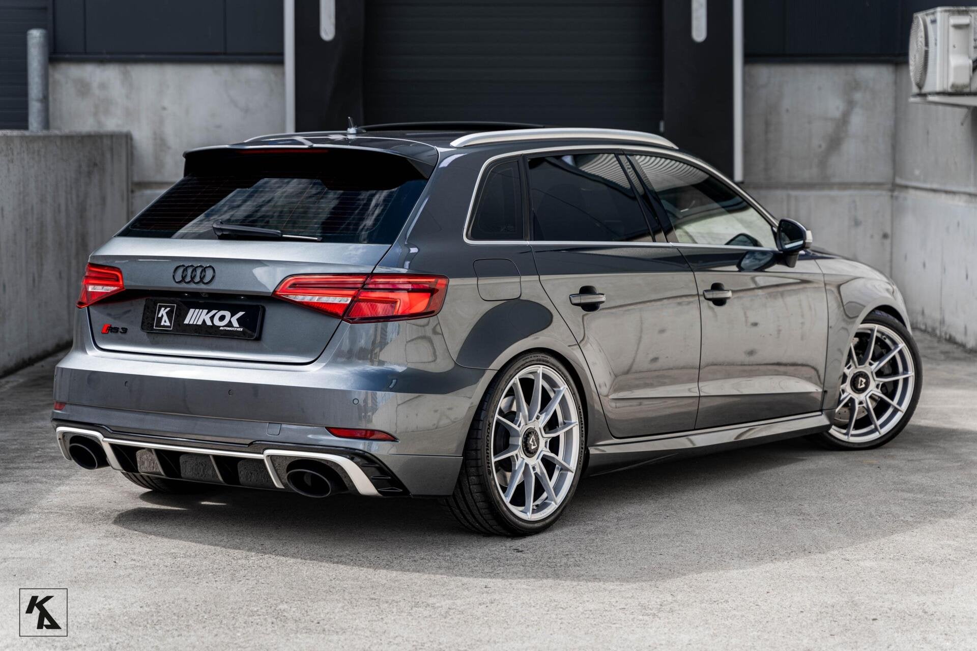 Audi RS3 2.5 TFSI RS3 | 2018 Quattro | DAZA Carbon KW V3, Automaat, Gebruikt, RS3, Leder
