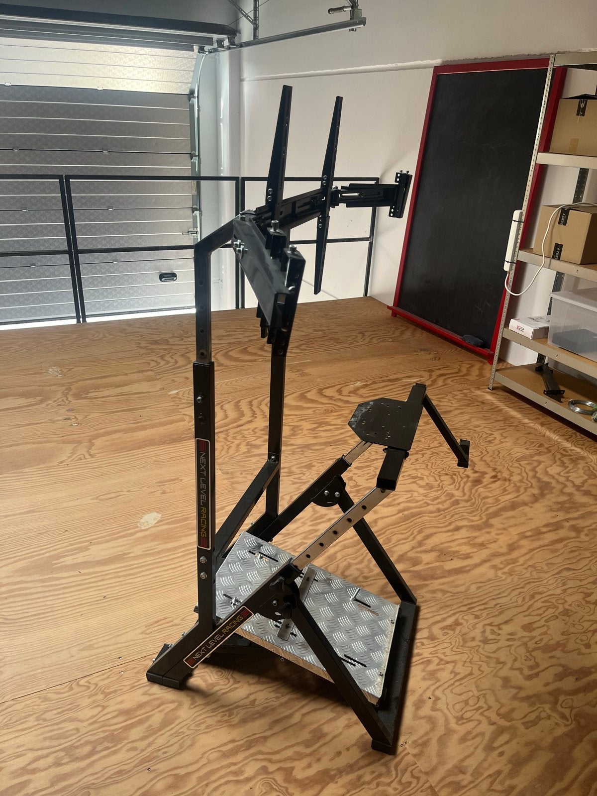 Next Level Racing Wheel Stand met Triple Monitor Stand, Ophalen, Zo goed als nieuw, PC, Next Level Racing