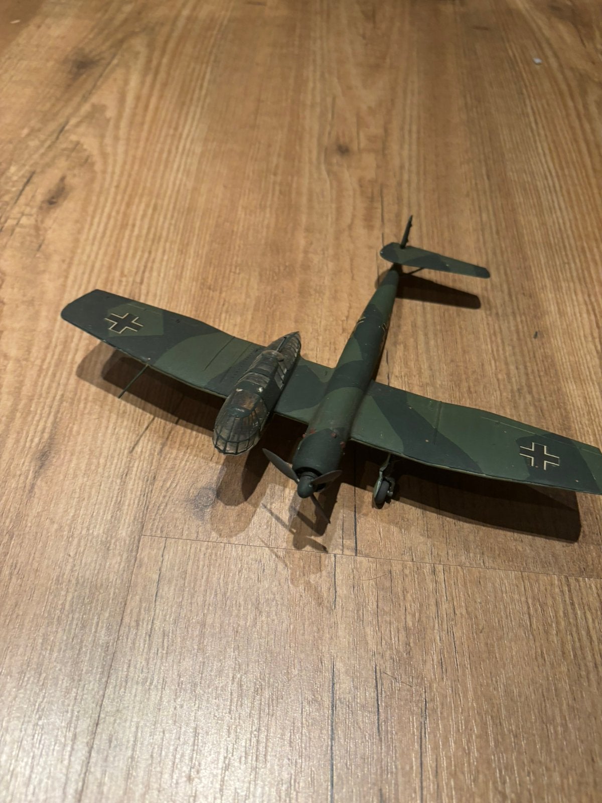 1/72 Blohm&Voss BV141 vliegtuig verkenner WW2 gebouwd model, 1:72 tot 1:144, Gebruikt, Revell, Ophalen of Verzenden