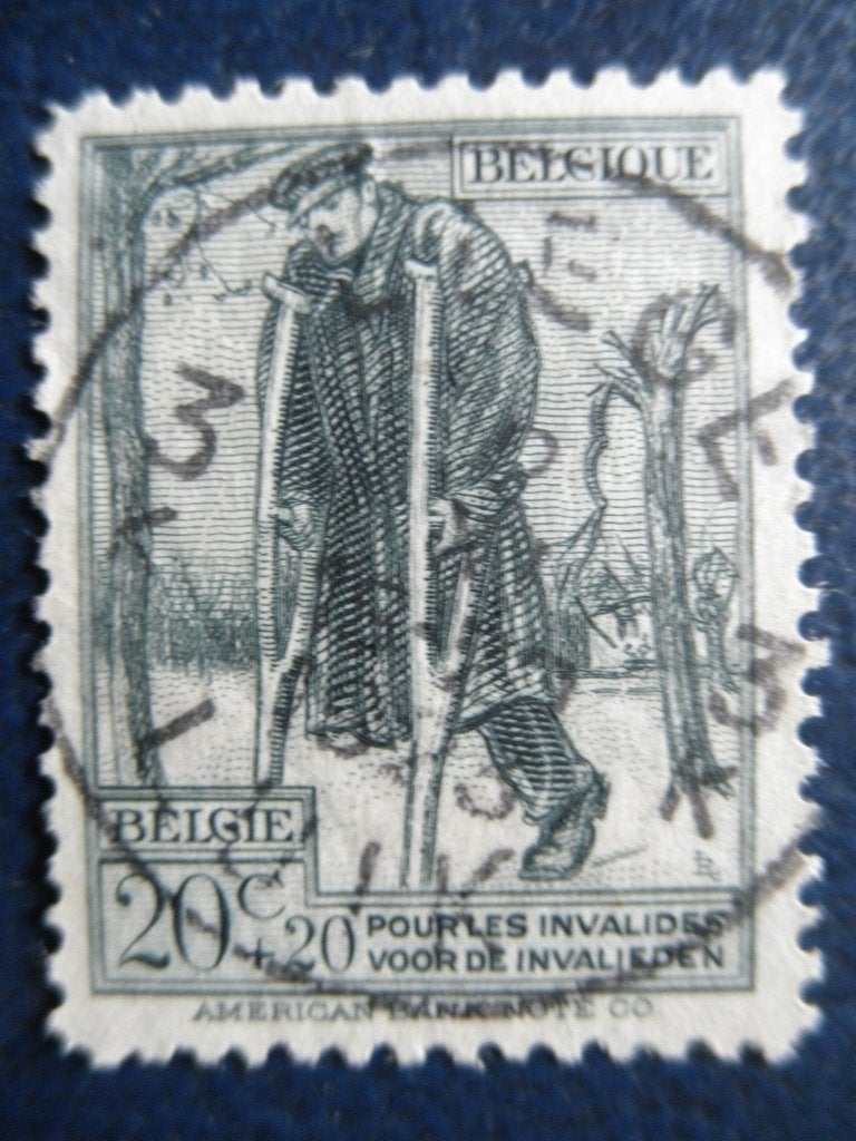 Postzegels België 1923 oorlogsgewonden - cw. 2,50., Ophalen of Verzenden, Gestempeld