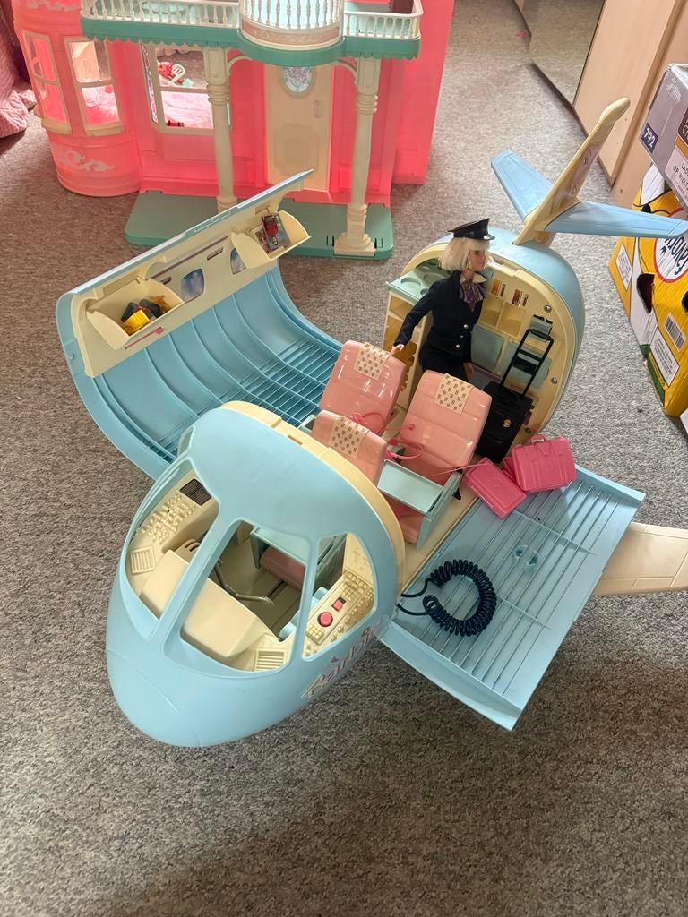 Barbie Vintage Vliegtuig  1999, Ophalen, Meisje
