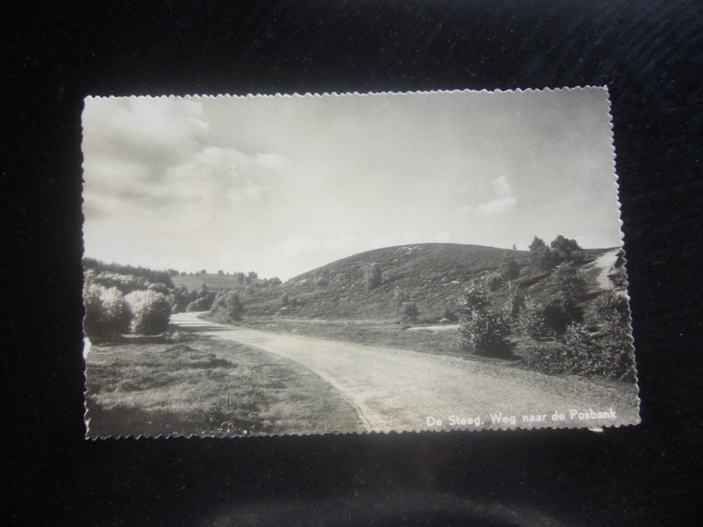 DE STEEG  =  WEG NAAR DE POSBANK, Ophalen of Verzenden, 1940 tot 1960, Gelopen, Gelderland