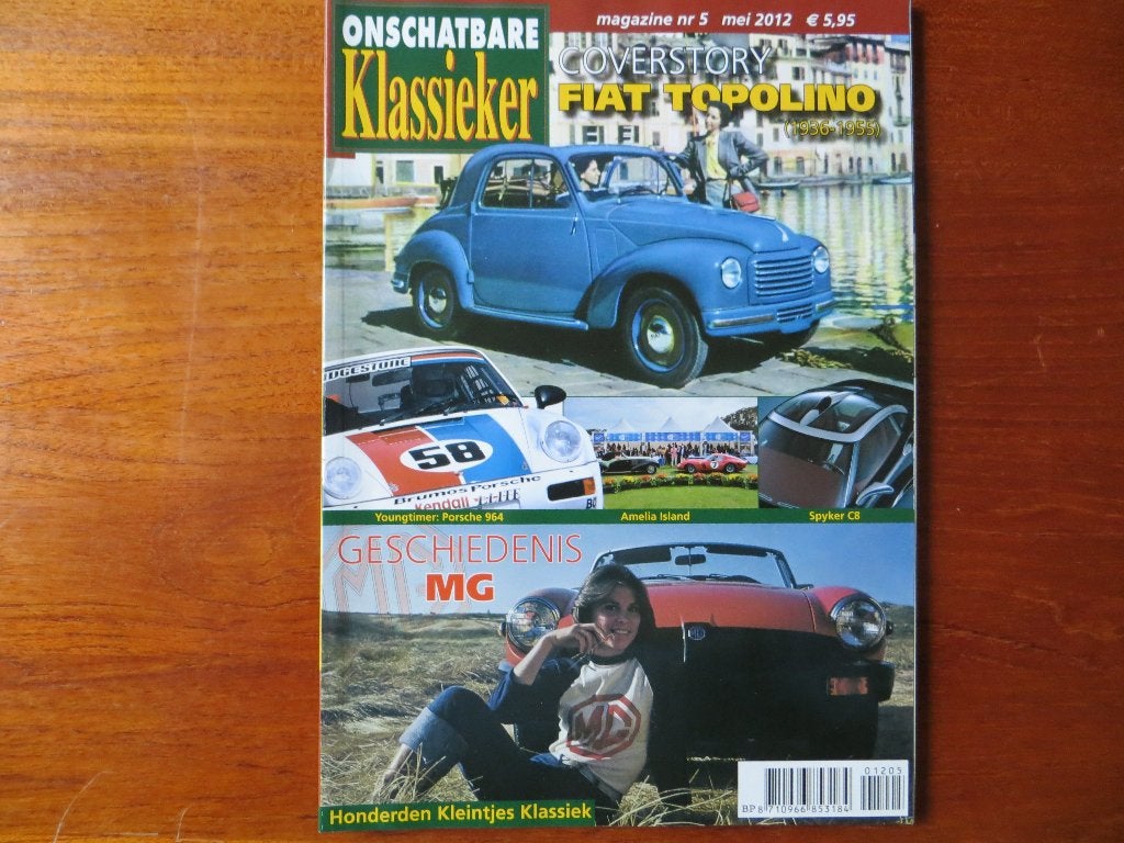 Onschatbare Klassieker 5 2012 Fiat Topolino (1936-'55), Ophalen of Verzenden, Nieuw, Porsche