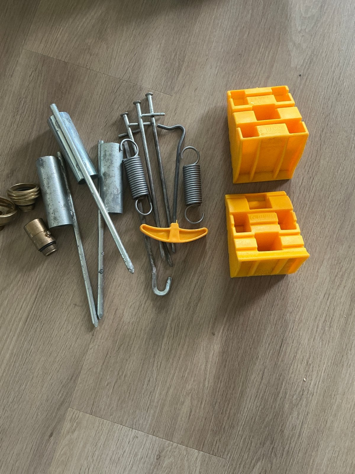 Kampeeraccessoires: Gasslangen, waterkoker, vochtopnemer, Ophalen of Verzenden, Gebruikt