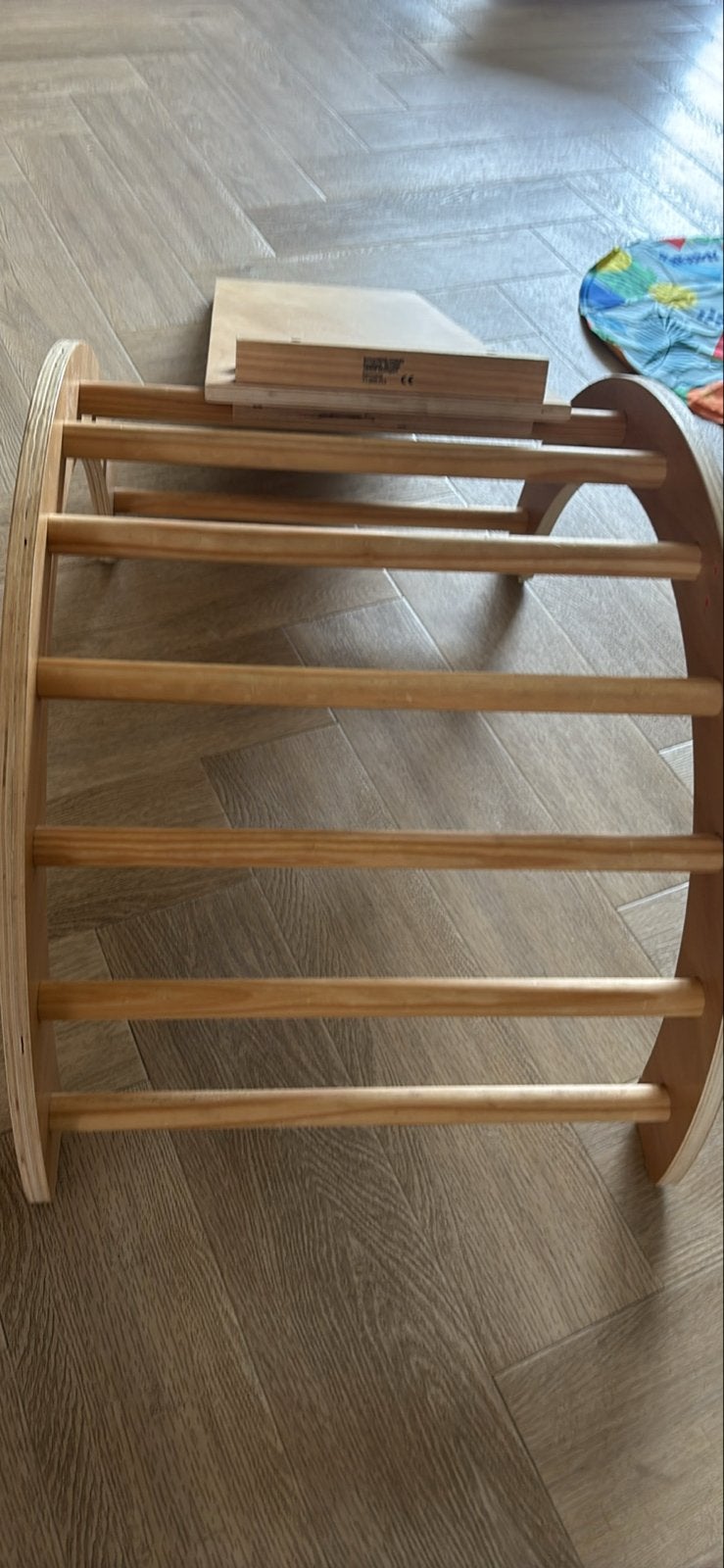 Houten klimrek/glijbaan voor uren speelplezier, Ophalen, Gebruikt, Jongen of Meisje