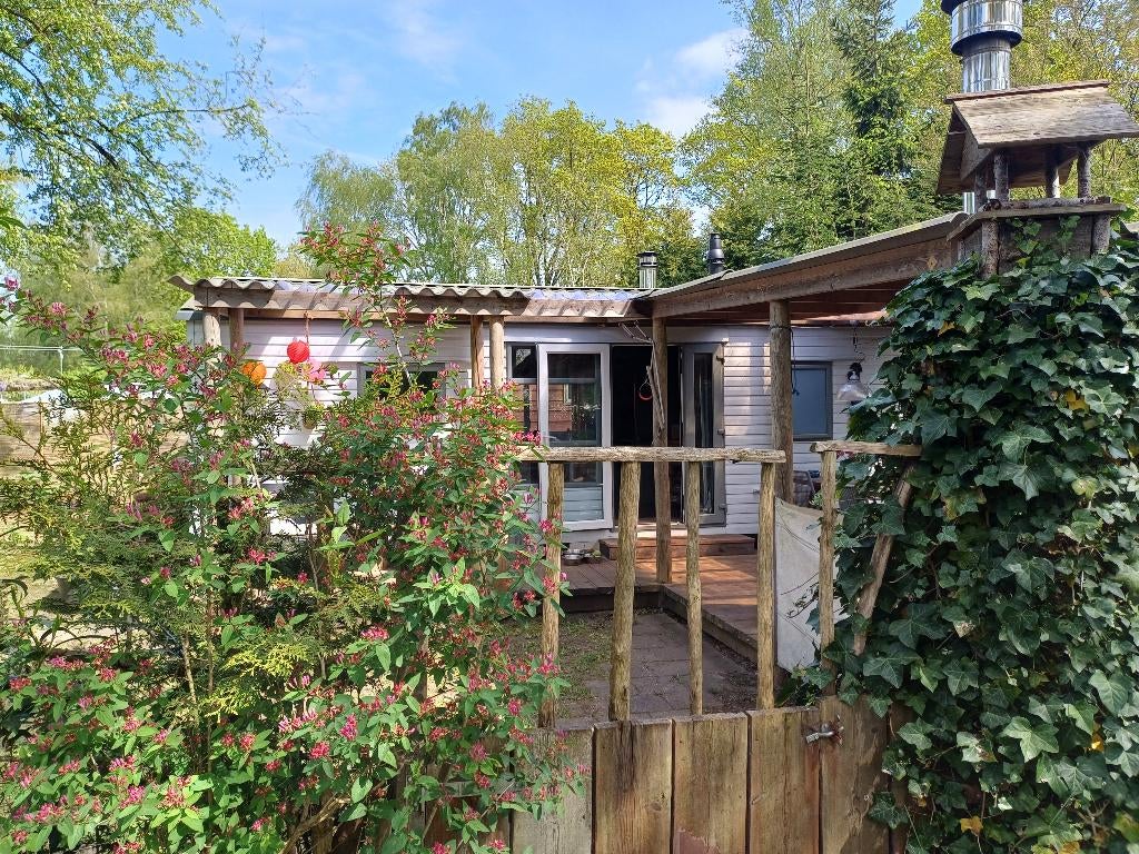 10dgn v.a.8 juli! Luxe verandachalet (4p) op familiecamping!, In bos, 2 slaapkamers, Open haard, Recreatiepark
