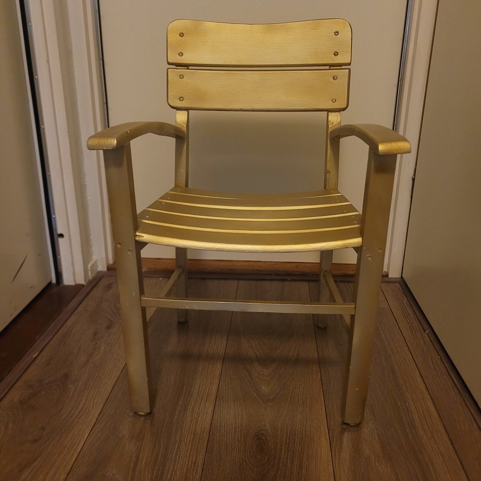 Kinderstoeltje goudkleurig, Ophalen, Stoel