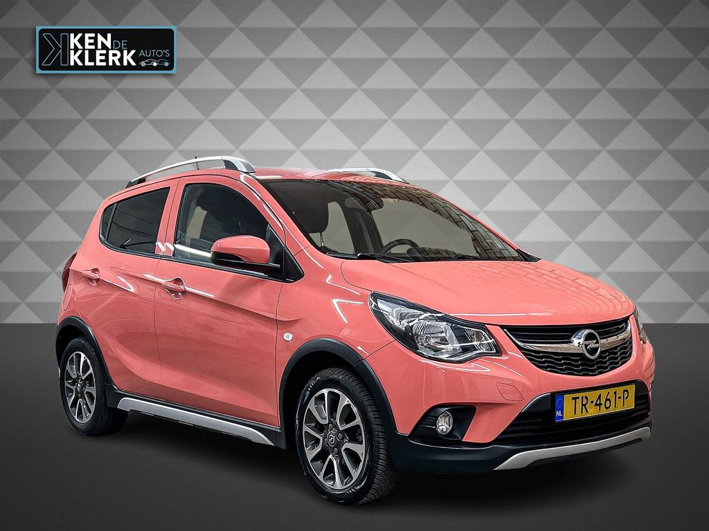 Opel KARL 1.0 Rocks Online Edition ROZE |Carplay | Navi |NAP, Voorwielaandrijving, 839 kg, Gebruikt, Euro 6