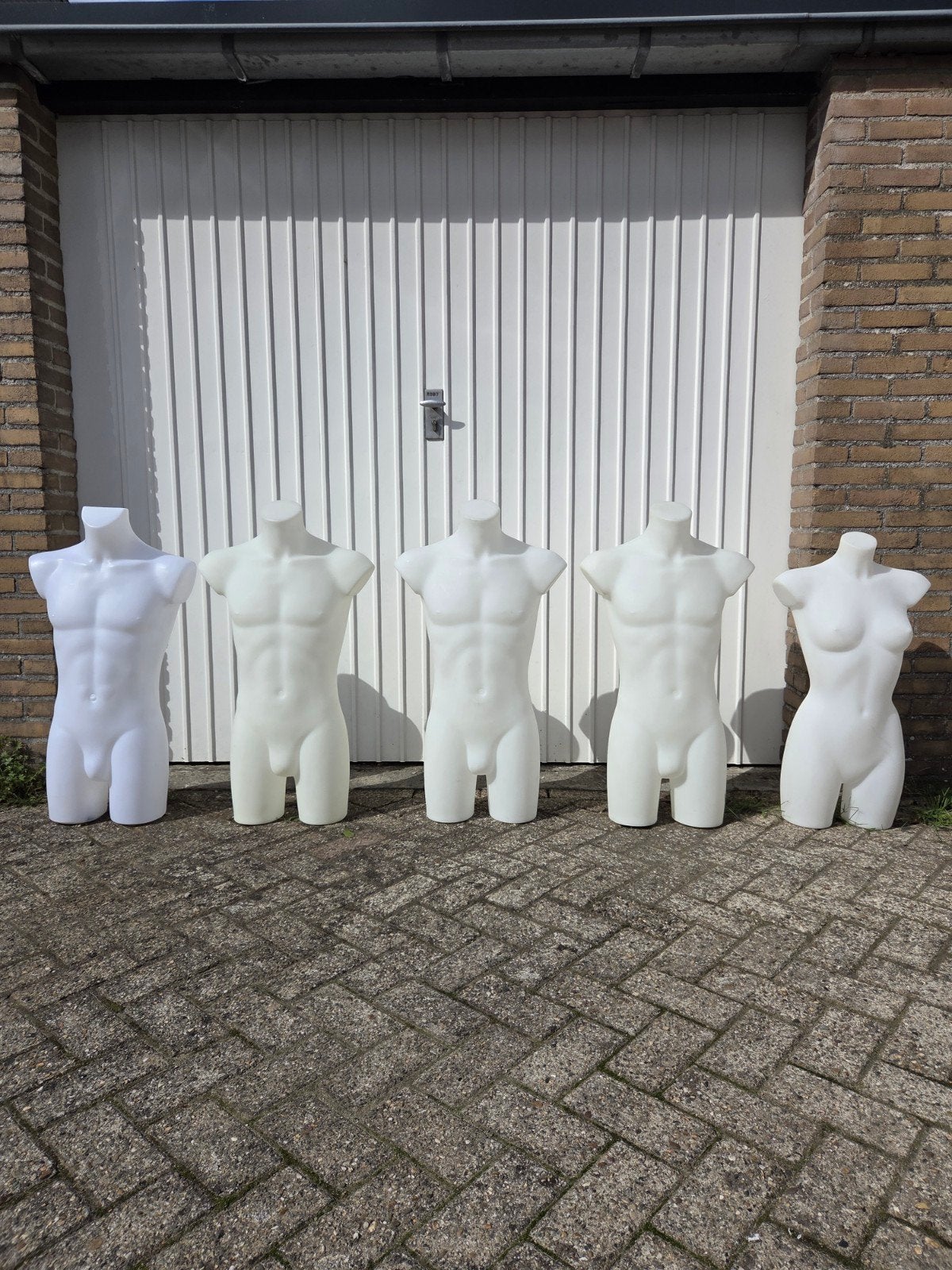 4 etalagepoppen - 4 mannelijke, Kleding | Dames, Ophalen