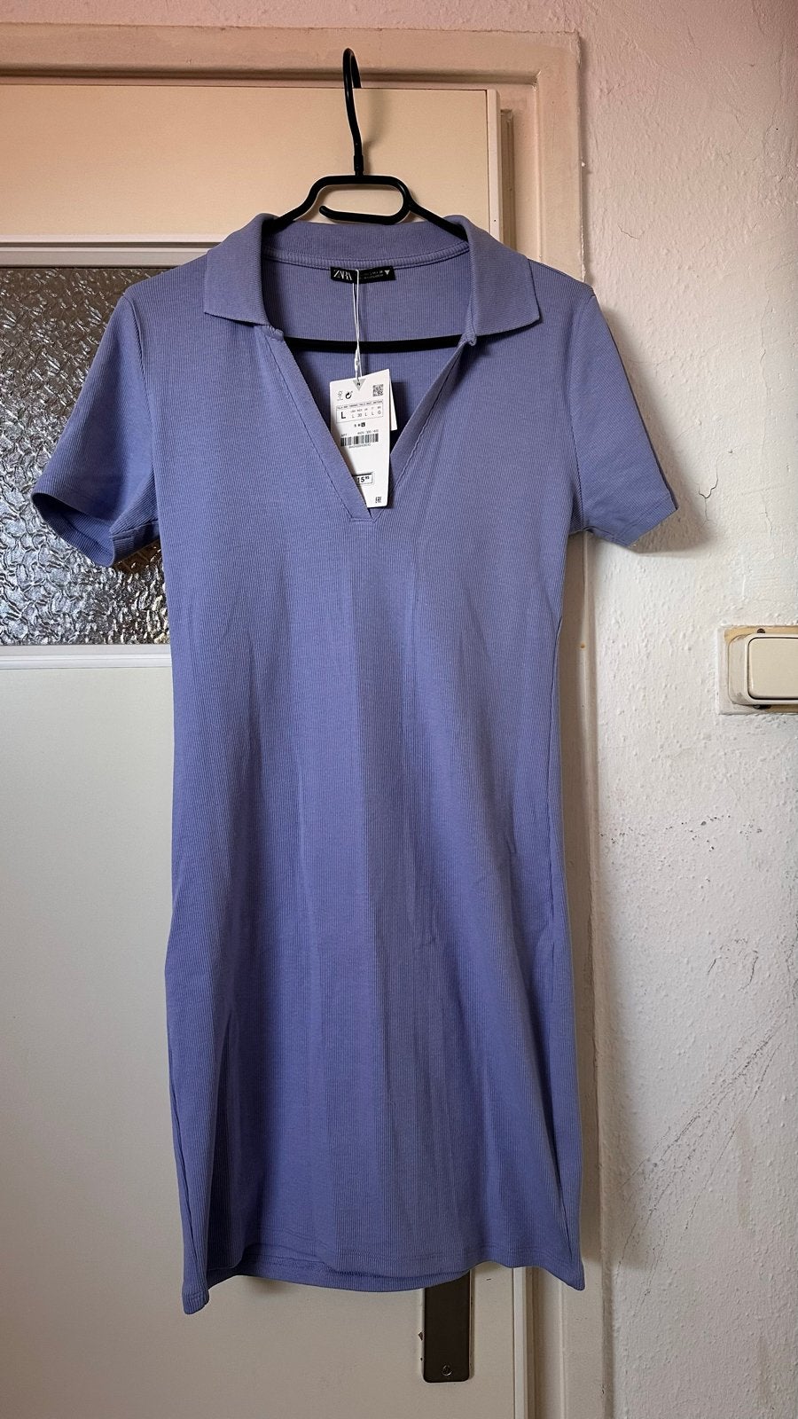 Zara shirt dress, blauw, maat L, nieuw met kaartjes, Blauw, Maat 42/44 (L), Nieuw, Ophalen of Verzenden