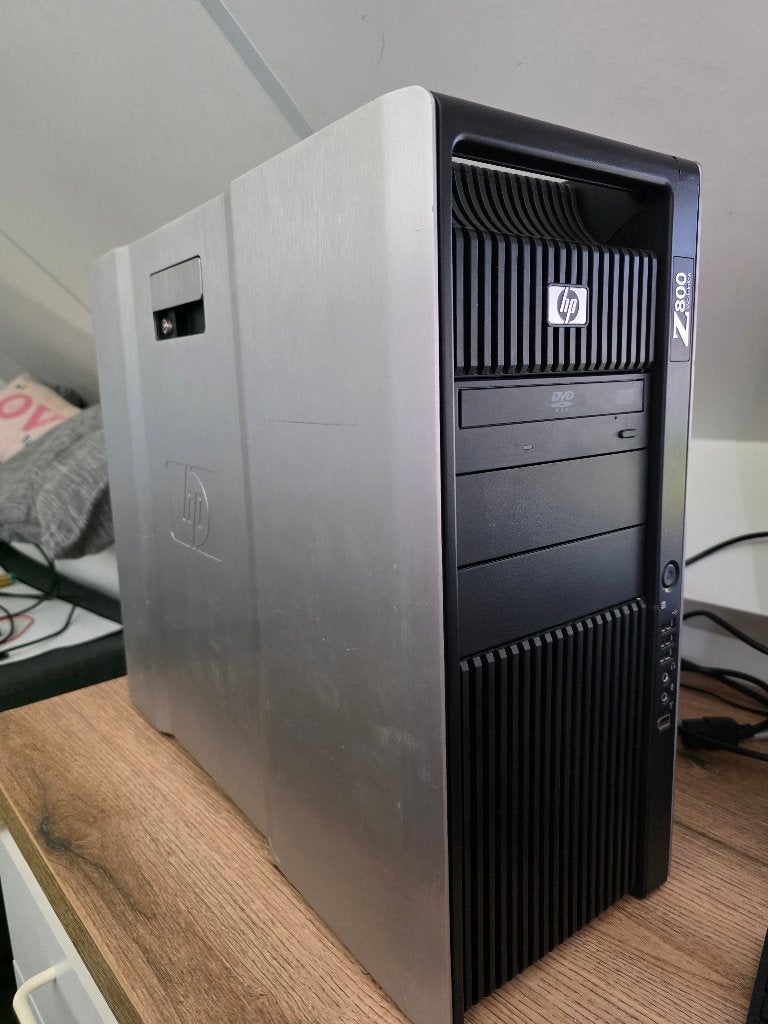 HP Z800 met 96GB Ram - 2GB GeForce GTX 470 en 2HDD's (1boot), Ophalen, 2 tot 3 Ghz, Hot swappable onderdelen, 128 GB