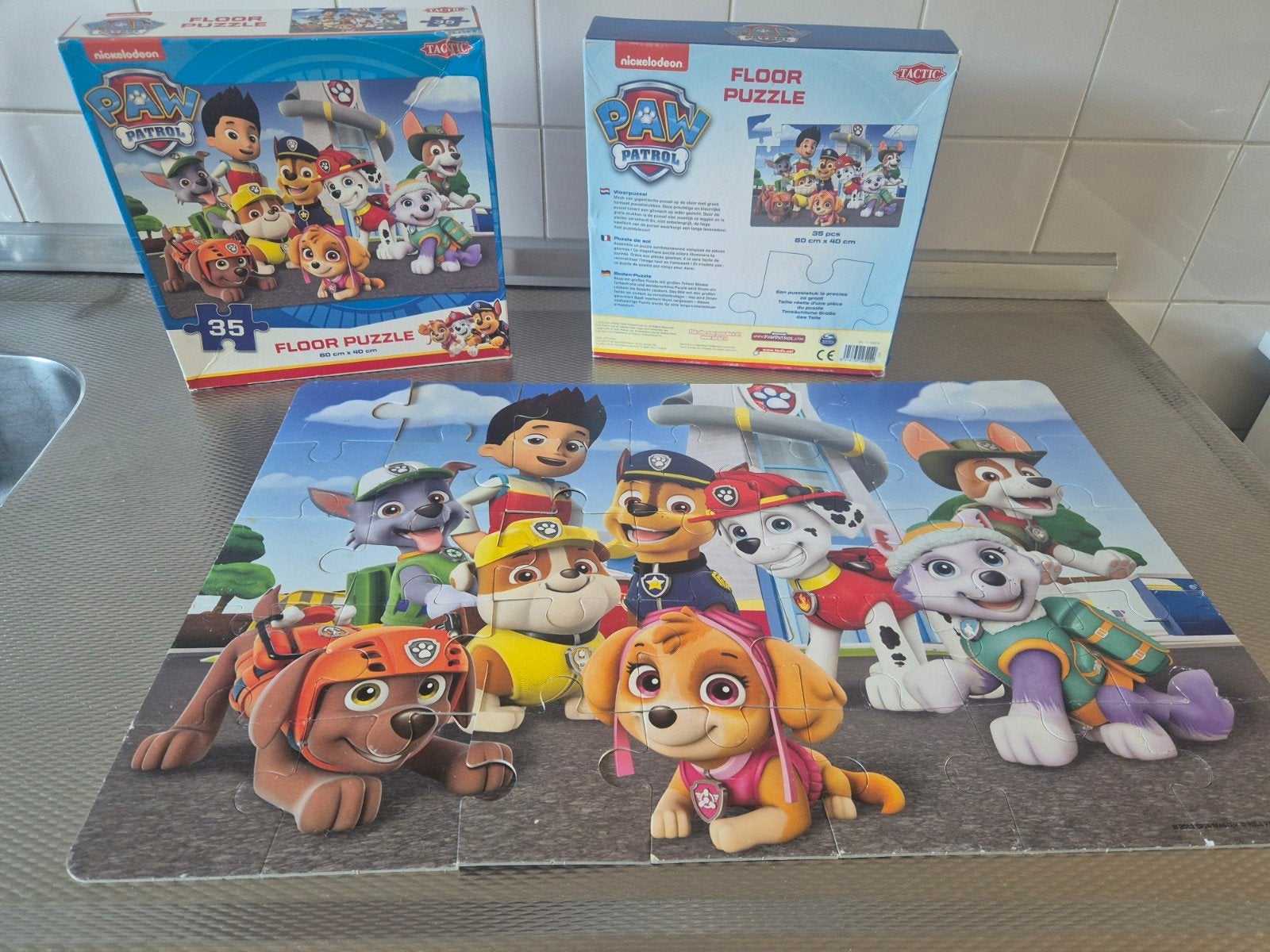 PAW patrol puzzel, Ophalen of Verzenden, 10 tot 50 stukjes, Zo goed als nieuw