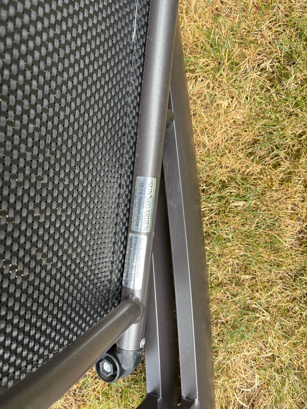4 Tuinstoelen met kussens - Sun Garden., Tuin en Terras, Ophalen, Gebruikt, Aluminium, Verstelbaar
