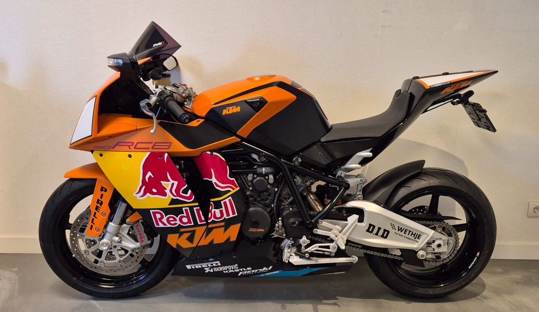 KTM KTM 1190 RC8 (113KW) (bj 2011) 8,922 km, 1150 cc, 2 cilinders, KTM, Motorrijbewijs A