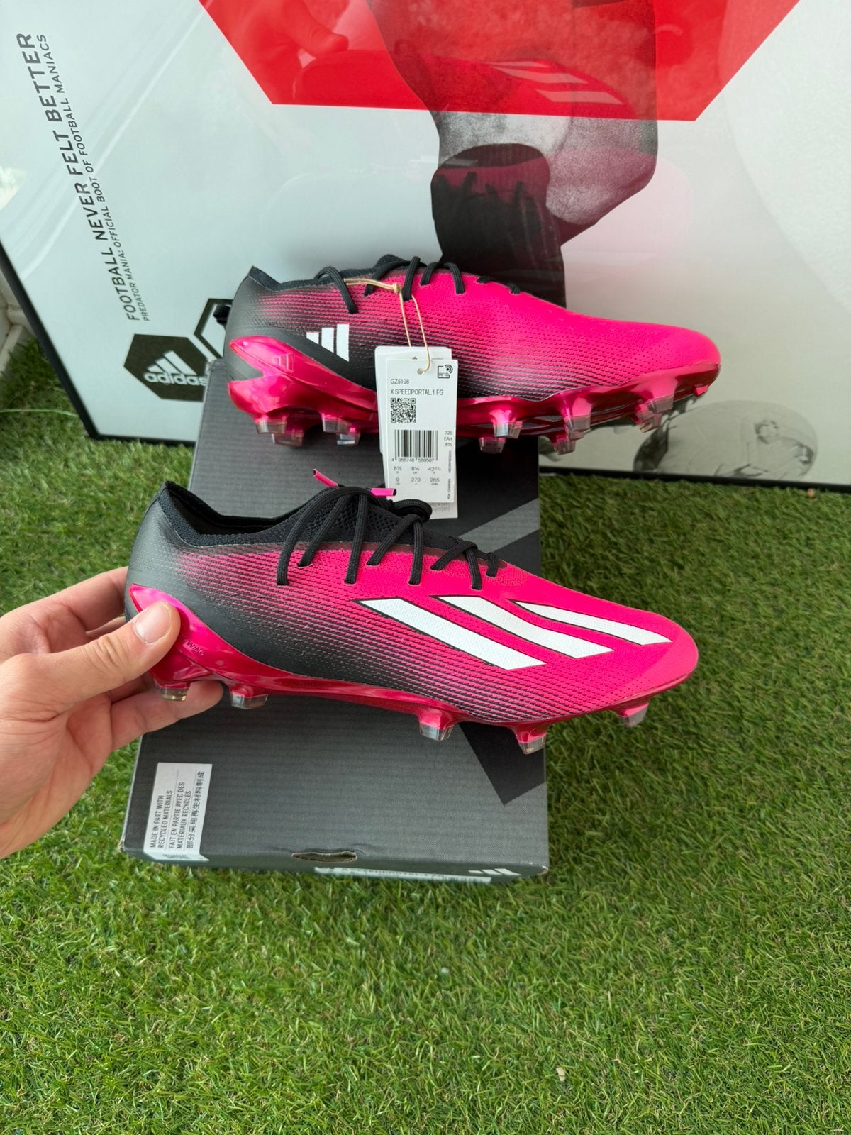 Adidas x speedportal .1 voetbalschoenen, G, G, Maat XS of kleiner, G